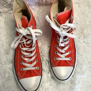 Orange Converse